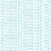 chevron ♥ teal and white