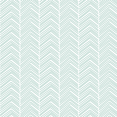 chevron ♥ faded teal and white