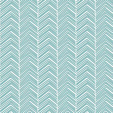 chevron ♥ dark teal and white