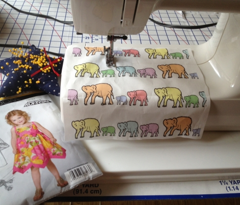 Marching Pastel Elephants