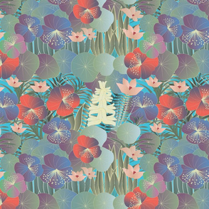 tropical flora bright