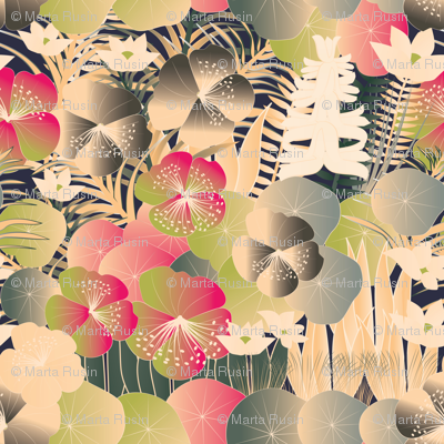 tropical flora cream