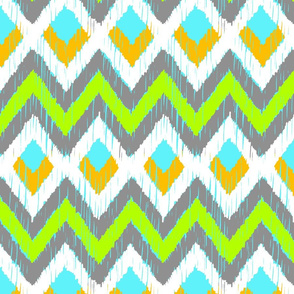 NATIVO - lime, aqua, goldenrod + cool gray