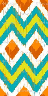 NATIVO - teal, lime, mandarin 