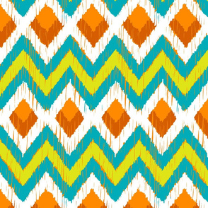 NATIVO - teal, lime, mandarin 