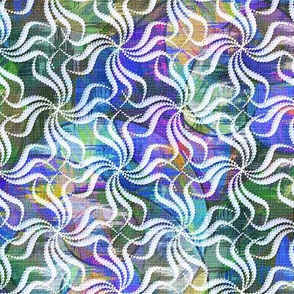 monet's garden swirley whirlies