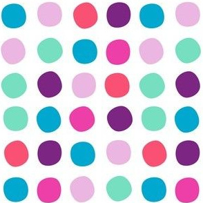 Perfectly Imperfect Dots! - Baby Butterfly Purple - © PinkSodaPop 4ComputerHeaven.com