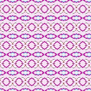 pink circles and stripes