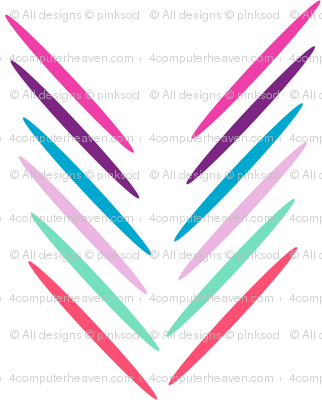 Organic Chevron Sticks! - Baby Butterfly Purple - © PinkSodaPop 4ComputerHeaven.com
