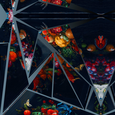 Fractured Fruit fabric by karinareed on Spoonflower - custom fabric