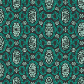 Intricate Cameos in Green