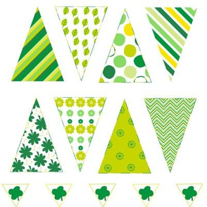 Mini Bunting - St. Patrick's Day!  - © PinkSodaPop 4ComputerHeaven.com