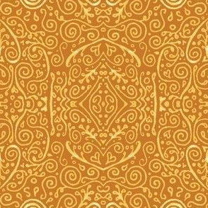 bridal mendhi - apricot