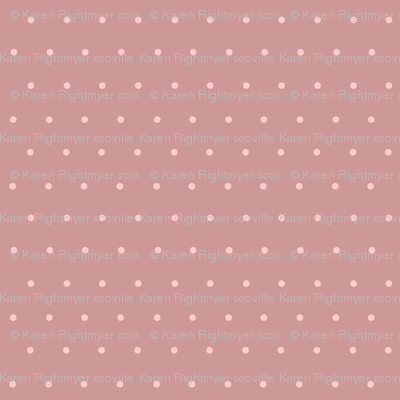 pink polka dots