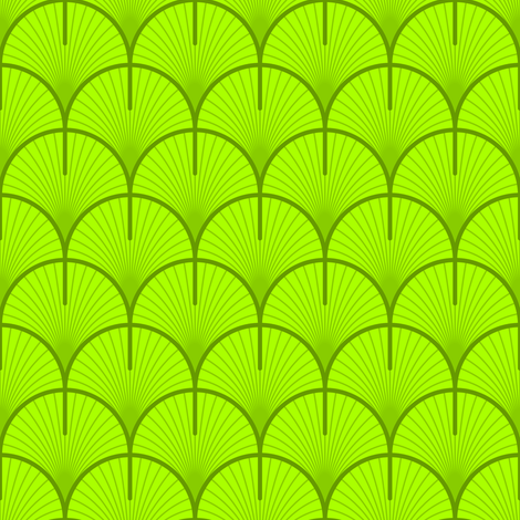 ginko / gingko biloba leaf fabric by sef on Spoonflower - custom fabric