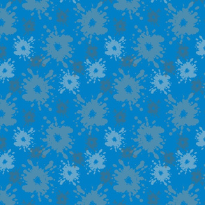 Paintball Splatter - dark blue