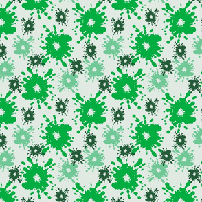 Paintball Splatter - light green