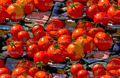 Tomatoes on Tiles