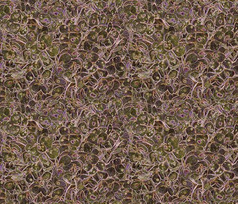 "Hydrangea Moss Rose" fabric by jeanfogelberg on Spoonflower - custom fabric