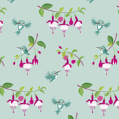 Hummingbirds Fuchsia