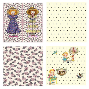 country quilt swatches - 8 designs