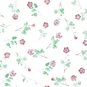 printed flowers