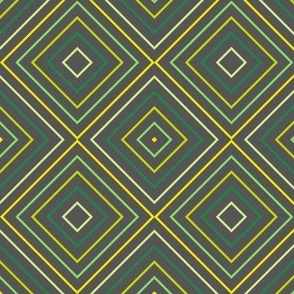 Chevron Mini Striped Mirrored Diamonds! - Charcoal - Luck Be With You - © PinkSodaPop 4ComputerHeaven.com