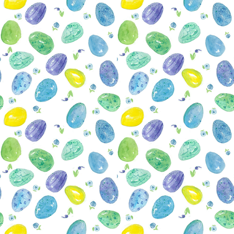 Easter Eggs fabric by countrygarden on Spoonflower - custom fabric