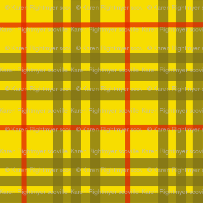 celtic gold plaid