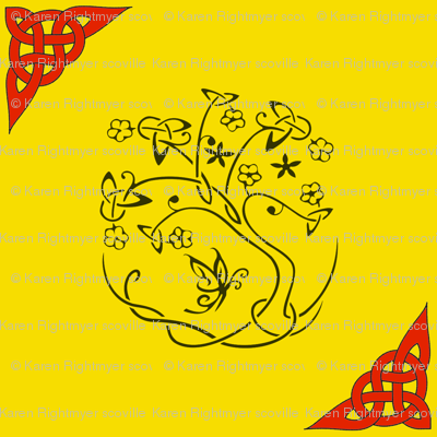 celtic gold tree