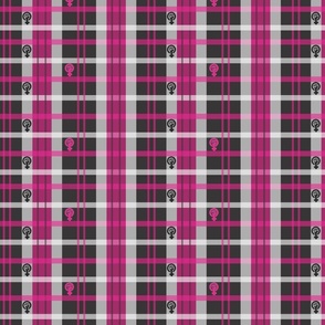 Pink Feminist Plaid