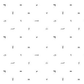 Zodiac Polka-Dots in white