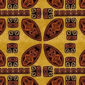 Brown Tiki Shield