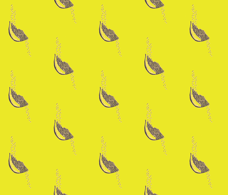 Seeds citron fabric by darci on Spoonflower - custom fabric