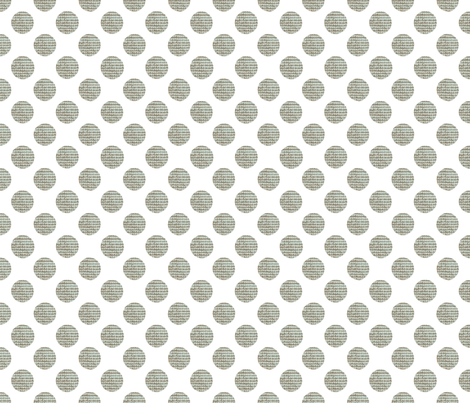 Green Polka Dots on White fabric by karenharveycox on Spoonflower - custom fabric
