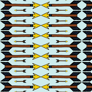 Arrows (blue and gold)