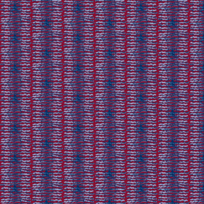 Red and Blue Stripes and Stars