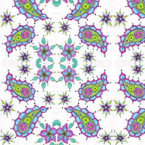 blue Paisley 