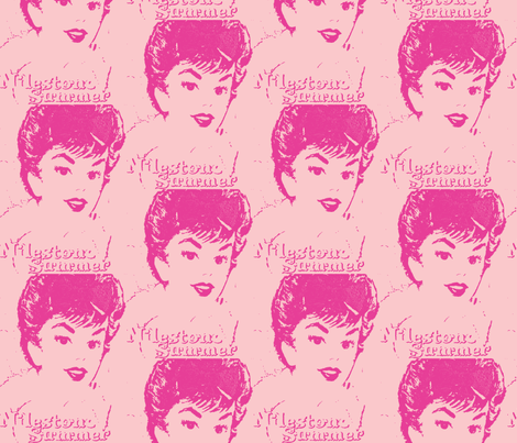  Pink Gigi fabric by bettinablue_designs on Spoonflower - custom fabric