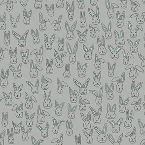 Bunny Pile (gray)