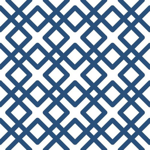 Modern Weave in Navy Blue