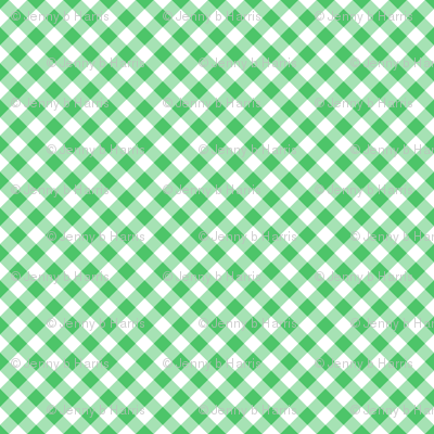 Summer Cottage - Green Bias Gingham