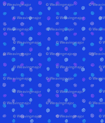 pysanky dots in blue