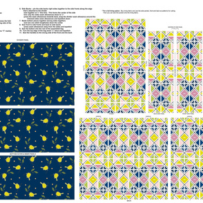 Tote Bag:  Argyle Spring/Fat Birds