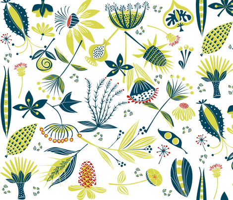 seeds2 fabric by antoniamanda on Spoonflower - custom fabric