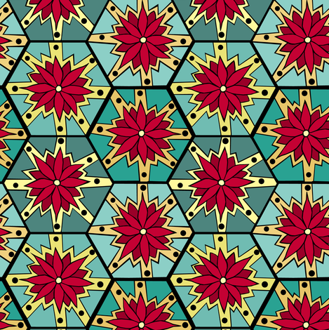 Flower Pop fabric by pond_ripple on Spoonflower - custom fabric