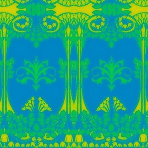 Art Nouveau42-blue/green