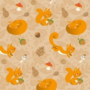 Squirrels and nuts