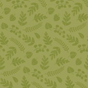 Fern leaves green