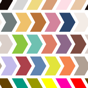 Multi Coloured Chevron